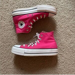 Converse Women's Fuchsia High-Top Sneakers